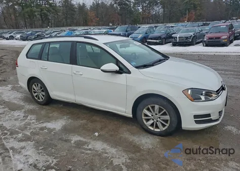 2015 Volkswagen Golf Sportwagen S из США, поврежденный, VIN 3VWA17AUXFM514890